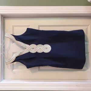 Lilly Pulitzer Valli Navy Shift Dress